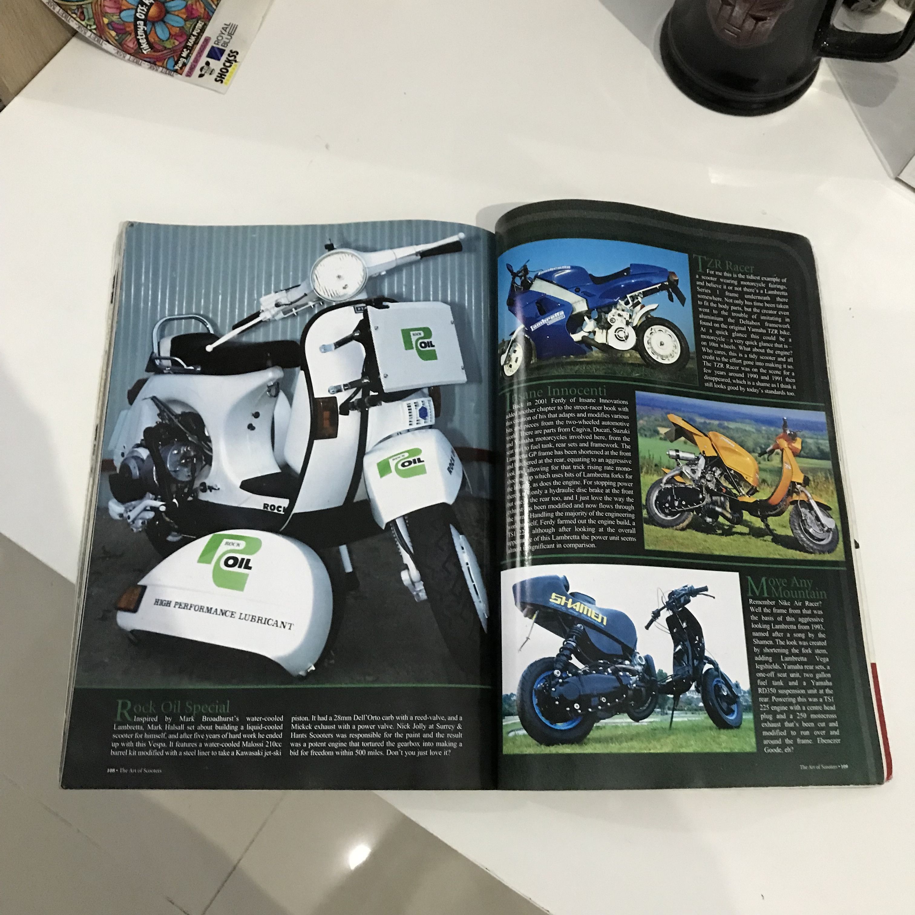POP MAGAZINE Scootering magazine The Scootervespa lambretta Book magazine Size ONE SIZE - 10 Thumbnail
