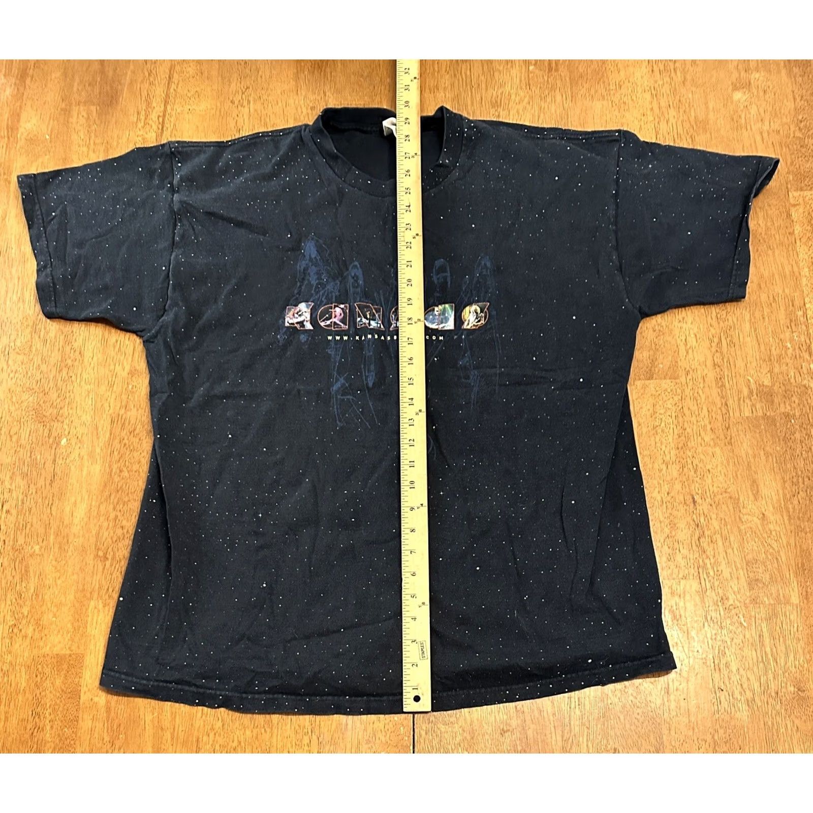 Fruit Of The Loom Vintage Kansas Band Tour Shirt Fits XL Rock Band All Over Print AOP 2003 T Size US XL / EU 56 / 4 - 6 Thumbnail