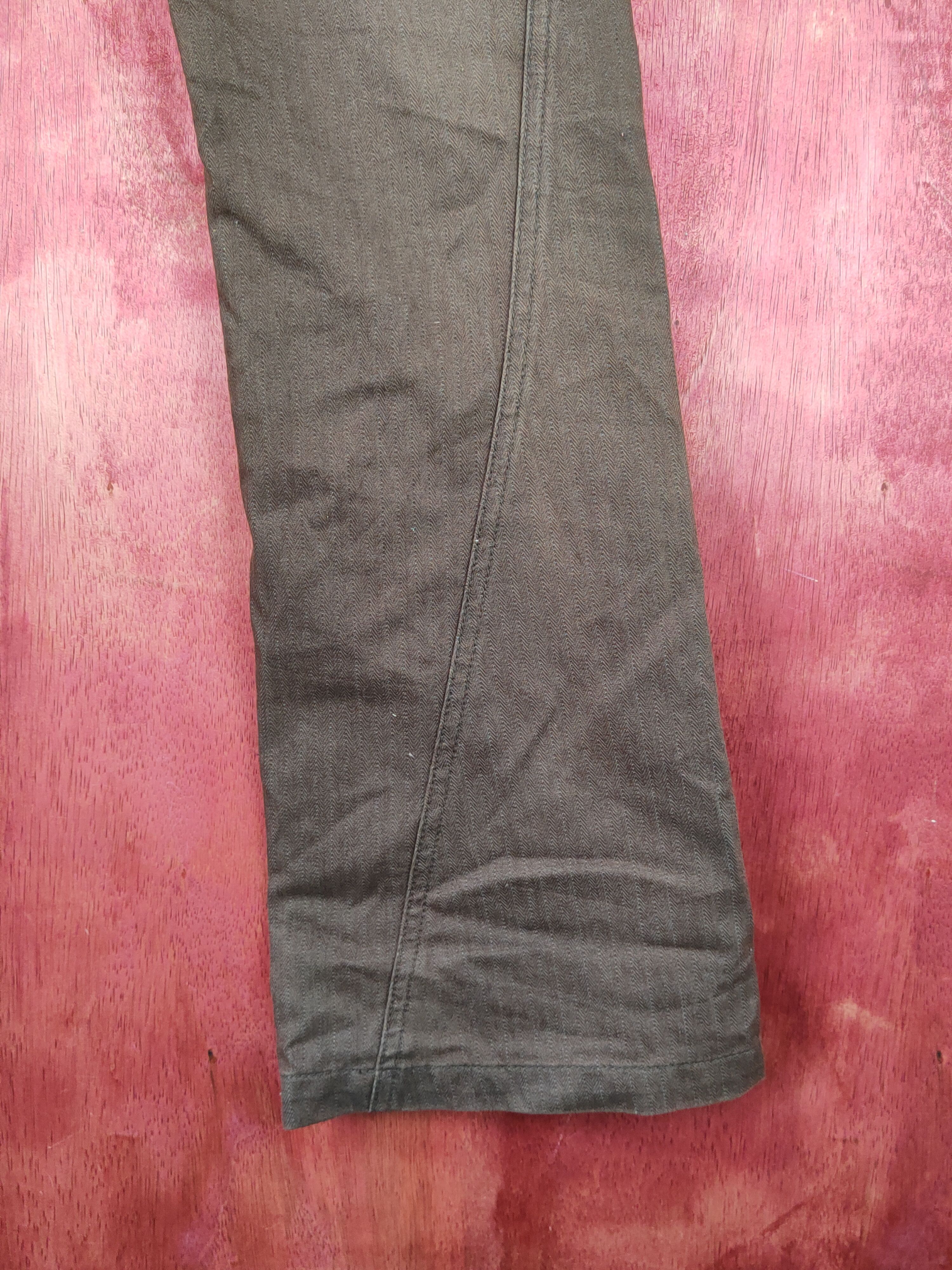 Japanese Brand Michel Klein Homme Dark Brown Multipocket Jeans #S2257 Size 28" / US 6 / IT 42 - 6 Thumbnail