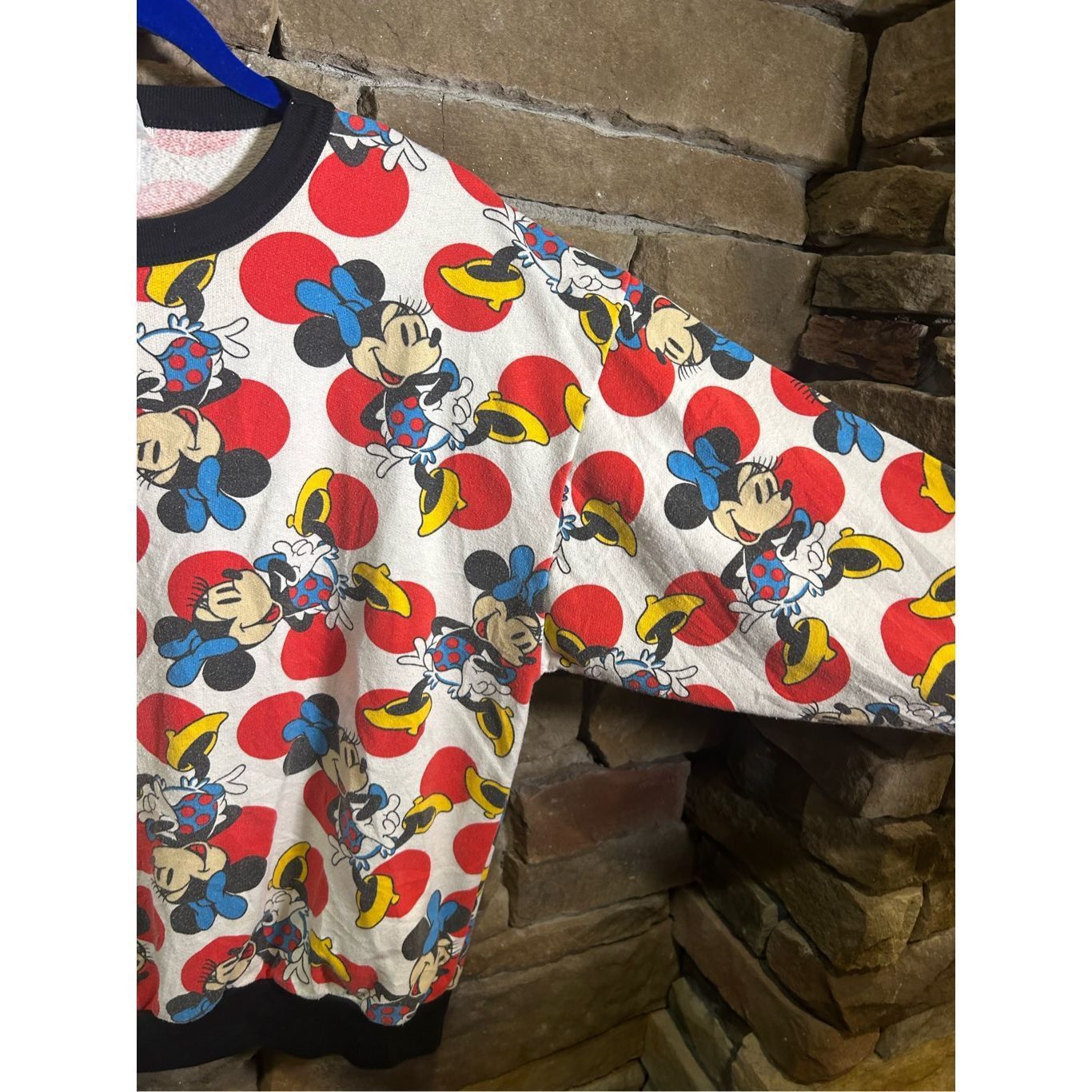 Vintage Vintage 1990s Minnie Mouse AOP Sweatshirt Crewneck Unisex cu Size XL / US 12-14 / IT 48-50 - 2 Thumbnail