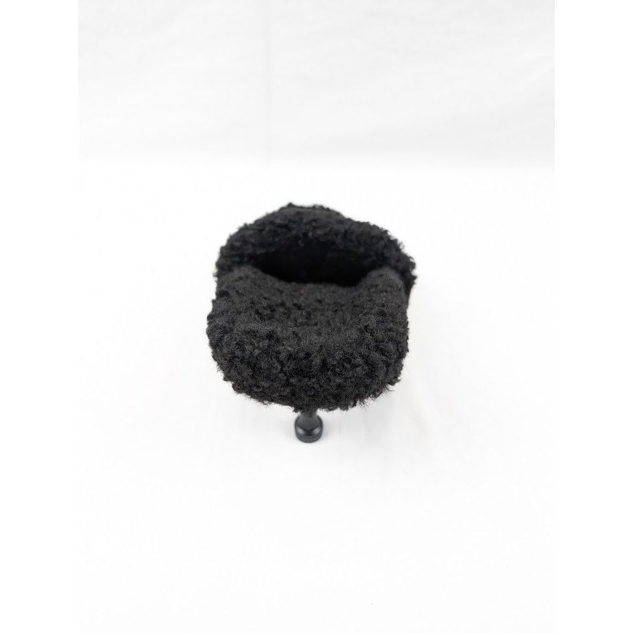 Balenciaga o1rshd1 Furry Sandals M80 in Black/White/Red Size US 10 / IT 40 - 12 Thumbnail