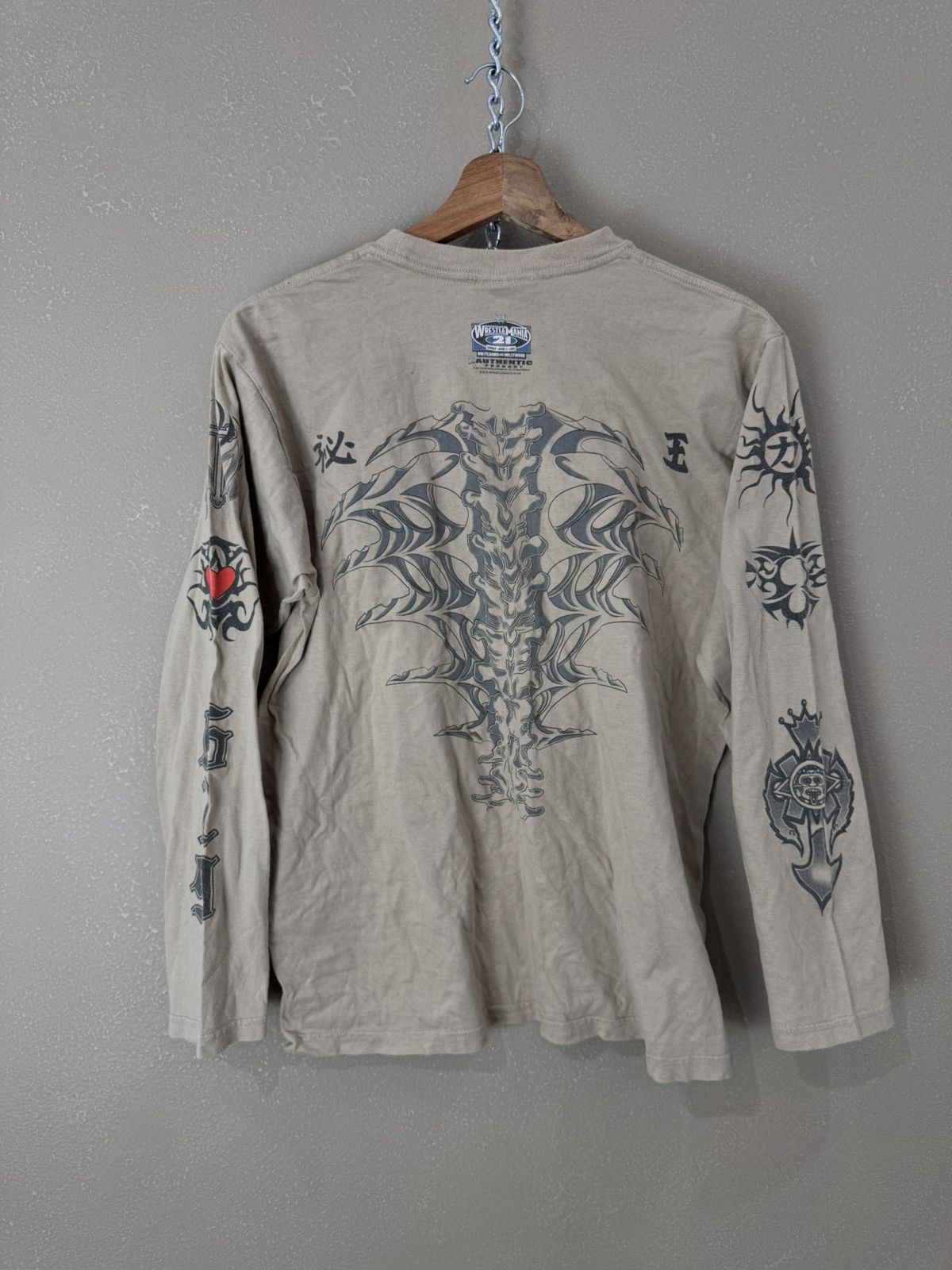 Vintage × WWE Vintage WWE Longsleeve T-shirts Wrestlemania 23 90s Y2K Size US S / EU 44-46 / 1 - 1 Thumbnail