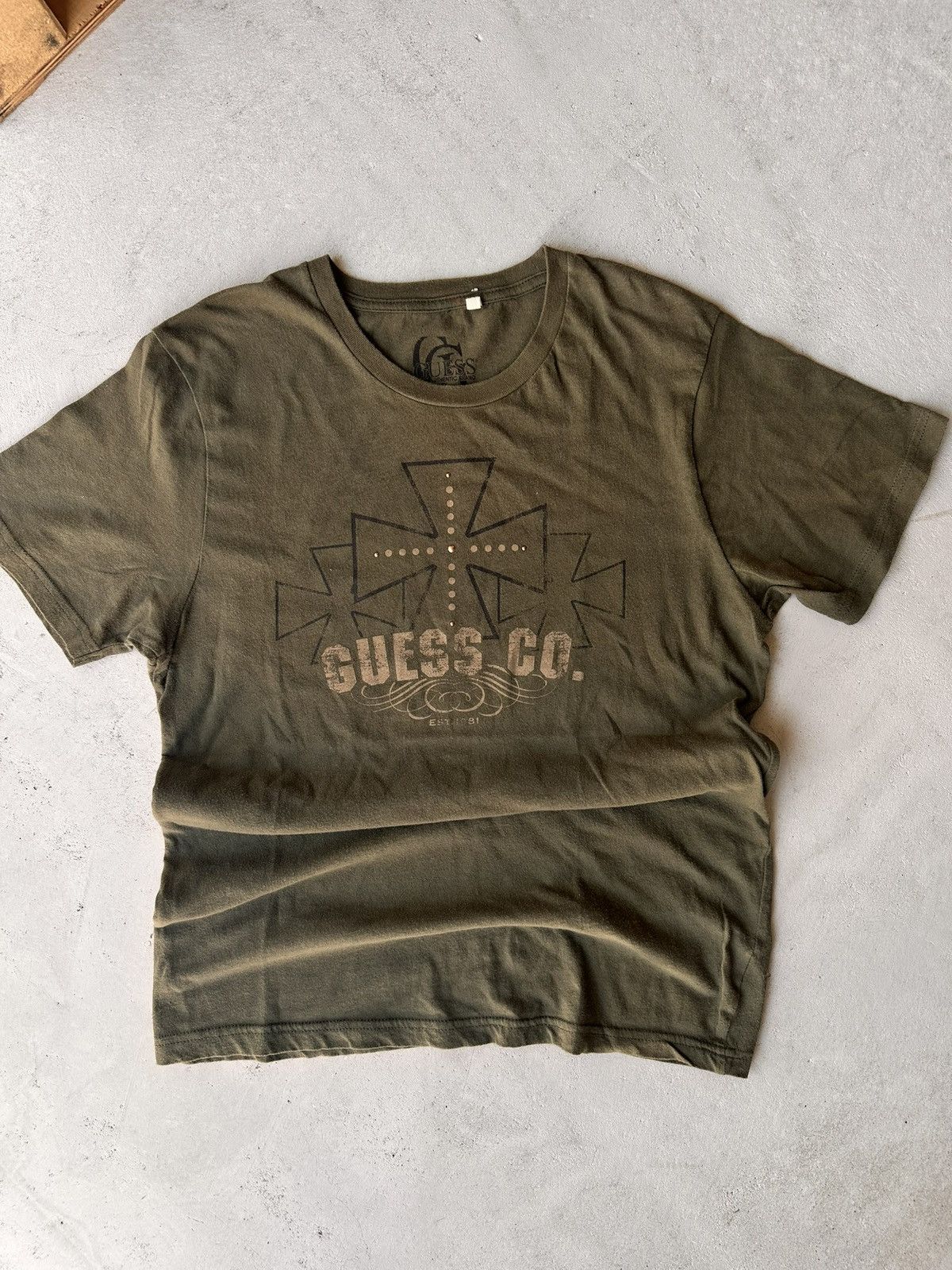 Guess Guess Co Cross T- Shirt Size US S / EU 44-46 / 1 - 1 Thumbnail