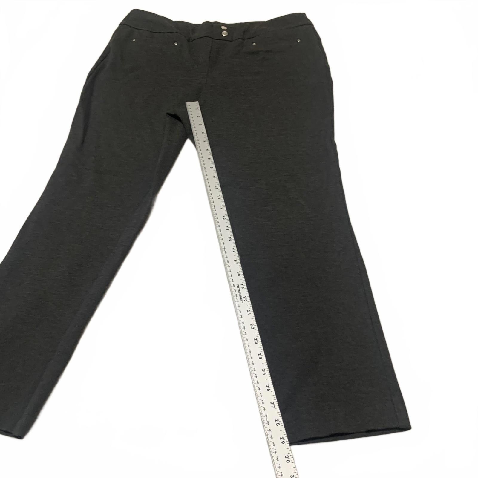 Other Rekucci Women's Size 18W Dark Gray Casual W40x29.5 Pants Size 40" / US 18 - 6 Thumbnail