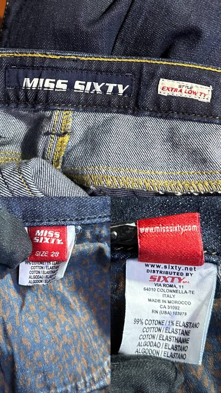 Miss Sixty Miss Sixty Wilkie Jeans MISS60 Flare Leg Stretch Boho Y2K Size 28" / US 6 / IT 42 - 10 Thumbnail