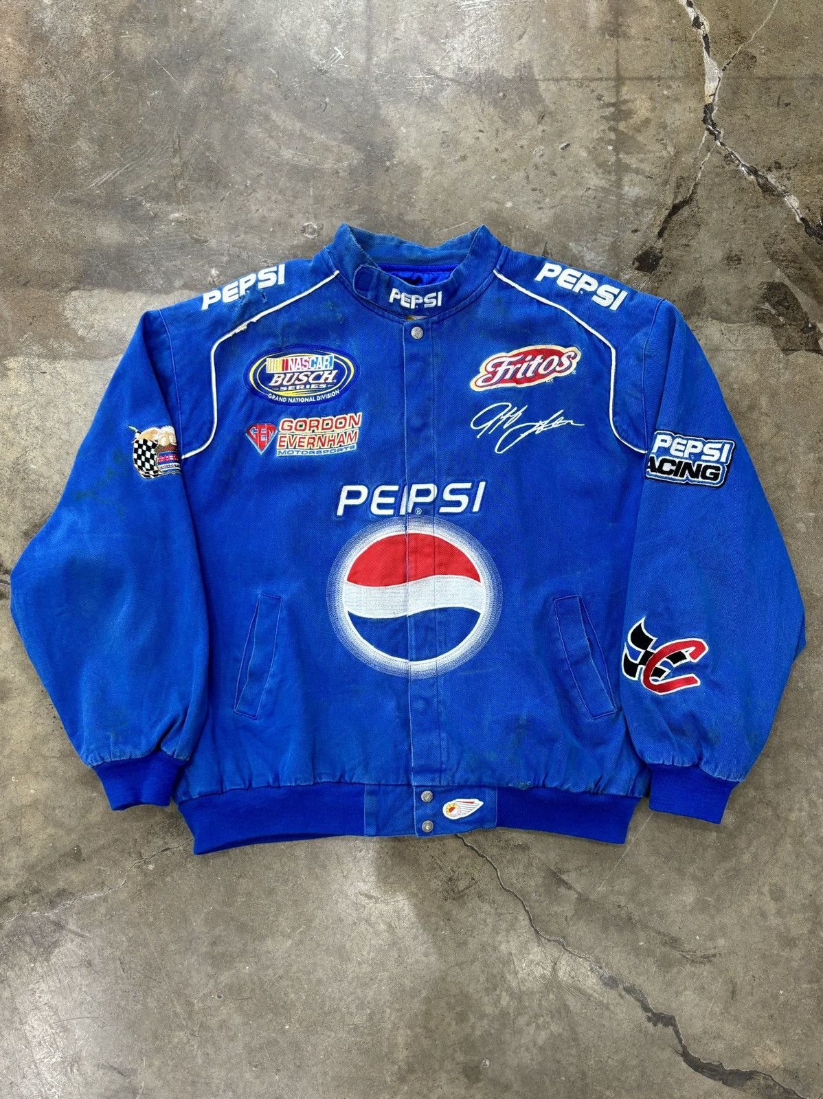 NASCAR × Vintage Vintage NASCAR Jeff Gordon Pepsi Racing Jacket XXL Size US XXL / EU 58 / 5 - 2 Thumbnail