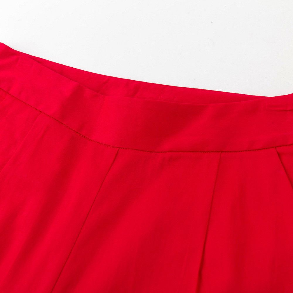Other Red Color Calf-Length Casual Pencil Pants Size 30" / US 8 / IT 44 - 3 Thumbnail