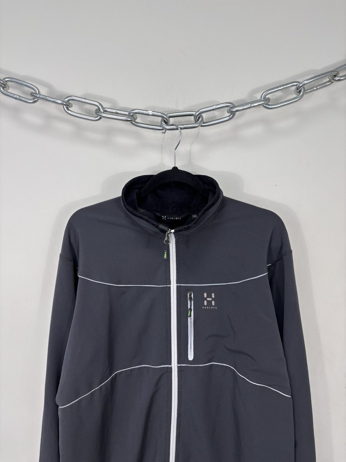 Haglofs Haglofs Intense Series Men’s Grey Full Zip Softshell Jacket Size US XXL / EU 58 / 5 - 2 Thumbnail