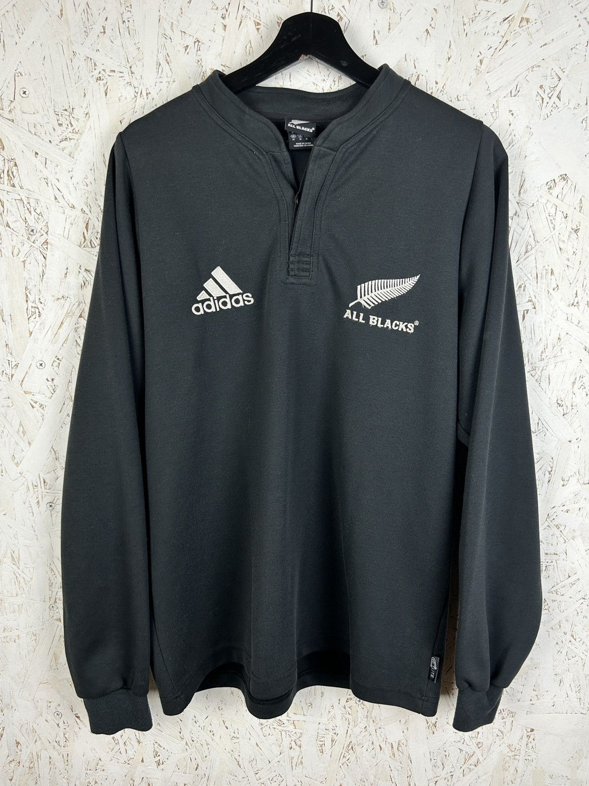 Adidas 00s Vintage Adidas All Blacks 2003/04 Union Rugby Jersey M Size US M / EU 48-50 / 2 - 1 Thumbnail