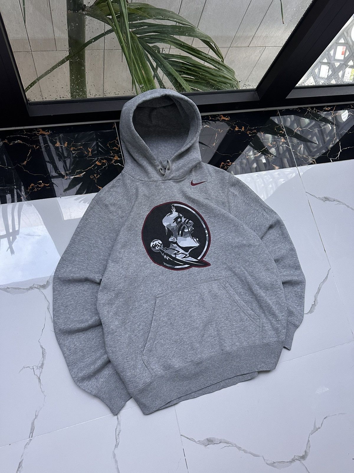 Nike × Vintage NIKE VINTAGE BIG LOGO STREETWEAR HOODIE Size US L / EU 52-54 / 3 - 3 Thumbnail