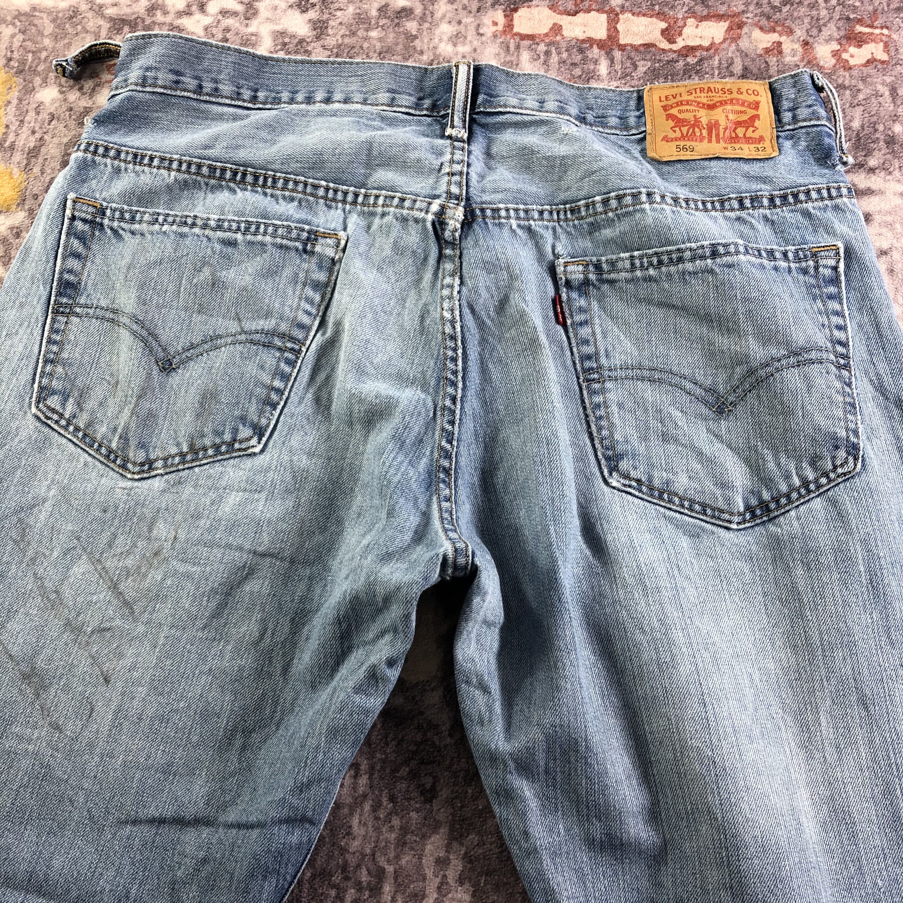 Levi's × Vintage Vintage Levis 569 Jeans-JM3435 Size US 37 - 5 Thumbnail