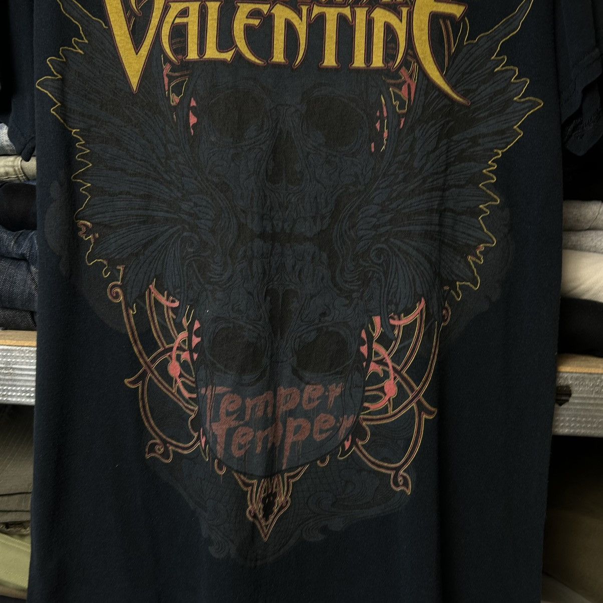 Band Tees Vintage Bullet For My Valentine Big Graphic logo band tee Size US M / EU 48-50 / 2 - 3 Thumbnail