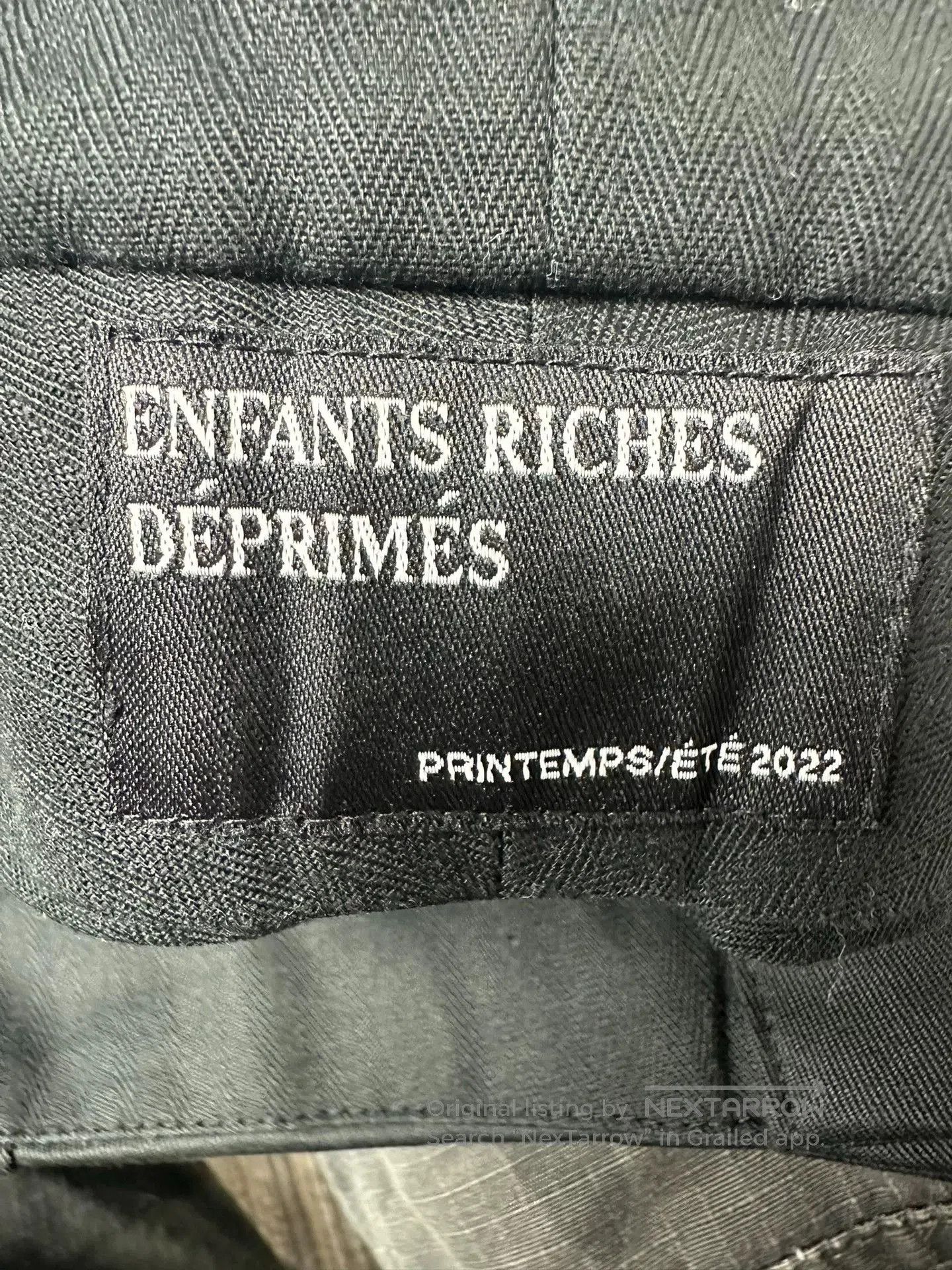 Enfants Riches Deprimes Enfants Riches Deprimes Black Trousers. Size US 44 / EU 60 - 4 Thumbnail