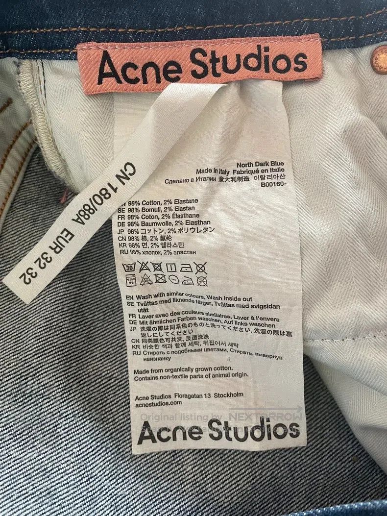 Balenciaga Acne Studios Blue Denim Jeans. Size US 32 / EU 48 - 6 Thumbnail