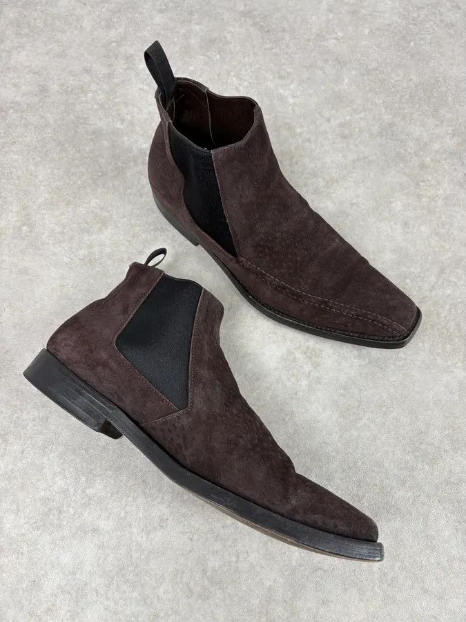 Prada AW2004 Prada Brown Classy Leather Boots Size US 7 / EU 40 - 5 Thumbnail