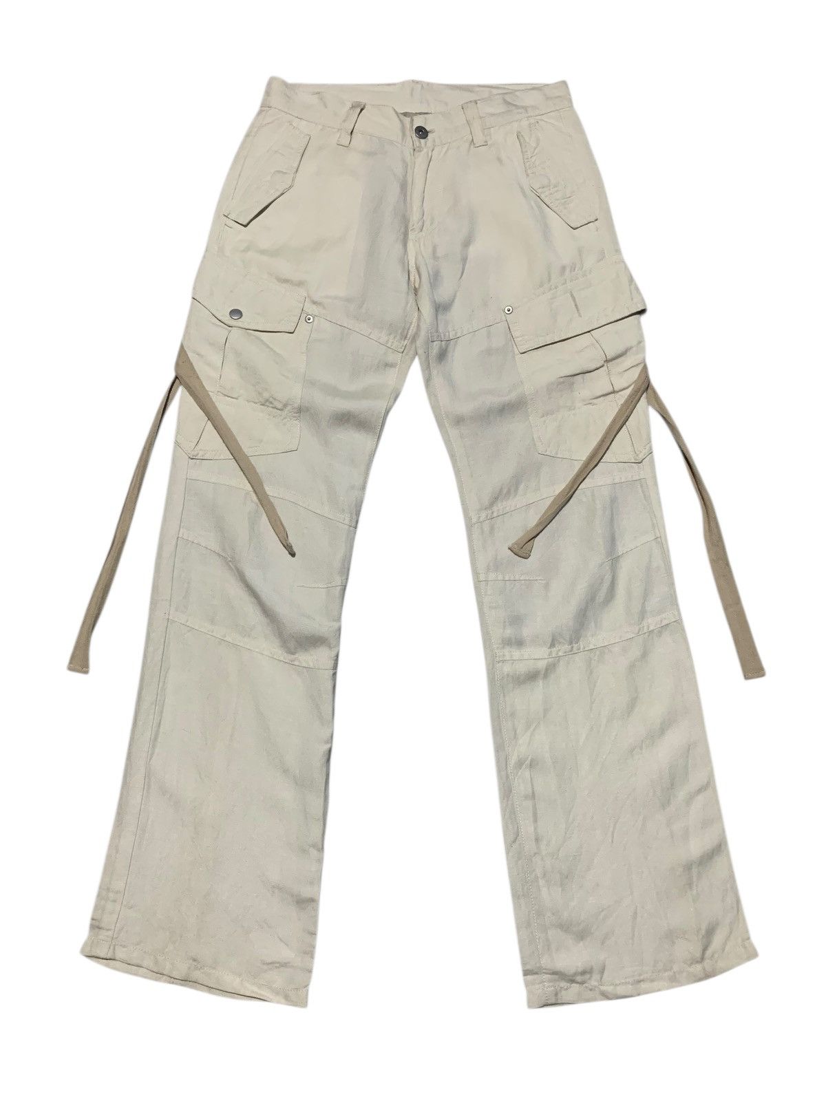 Tornado Mart Tornado Mart Japan bondage flared cargo pants Size US 29 - 1 Thumbnail