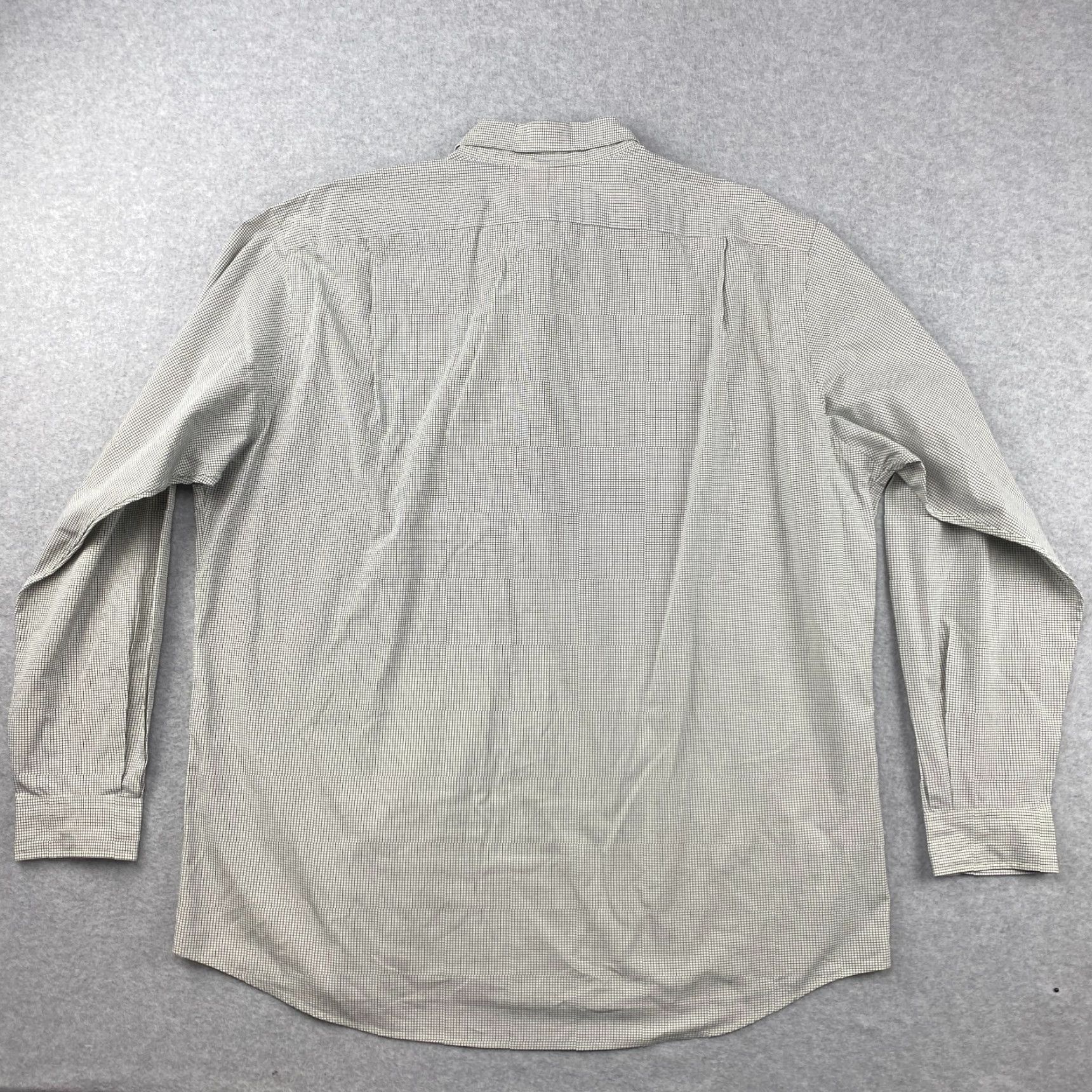 Polo Ralph Lauren Polo Ralph Lauren Button-Up Shirt Mens XL Check Long Sleeve Collared Spread Embroidered Logo Breathable Linen Cotton Blue Size US XL / EU 56 / 4 - 4 Thumbnail