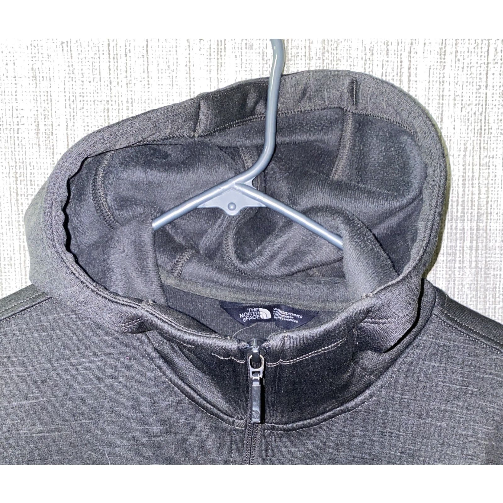 The North Face The North Face Womens Gray Fleece Lined Full Zip Hoodie Size S Size S / US 4 / IT 40 - 3 Thumbnail