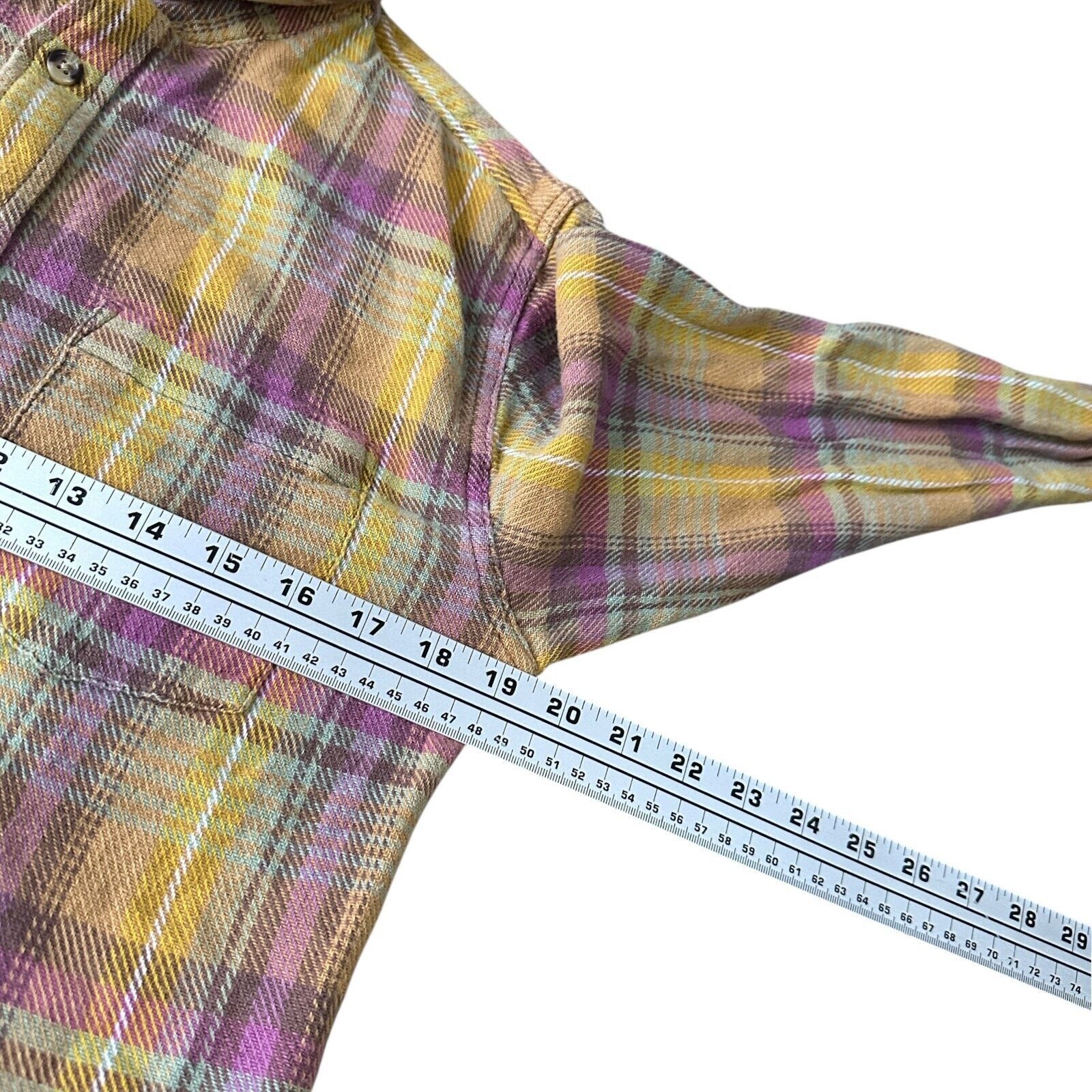 Corridor Corridor NYC Flannel Shirt Men’s Small Yellow Button Up Size US S / EU 44-46 / 1 - 8 Thumbnail
