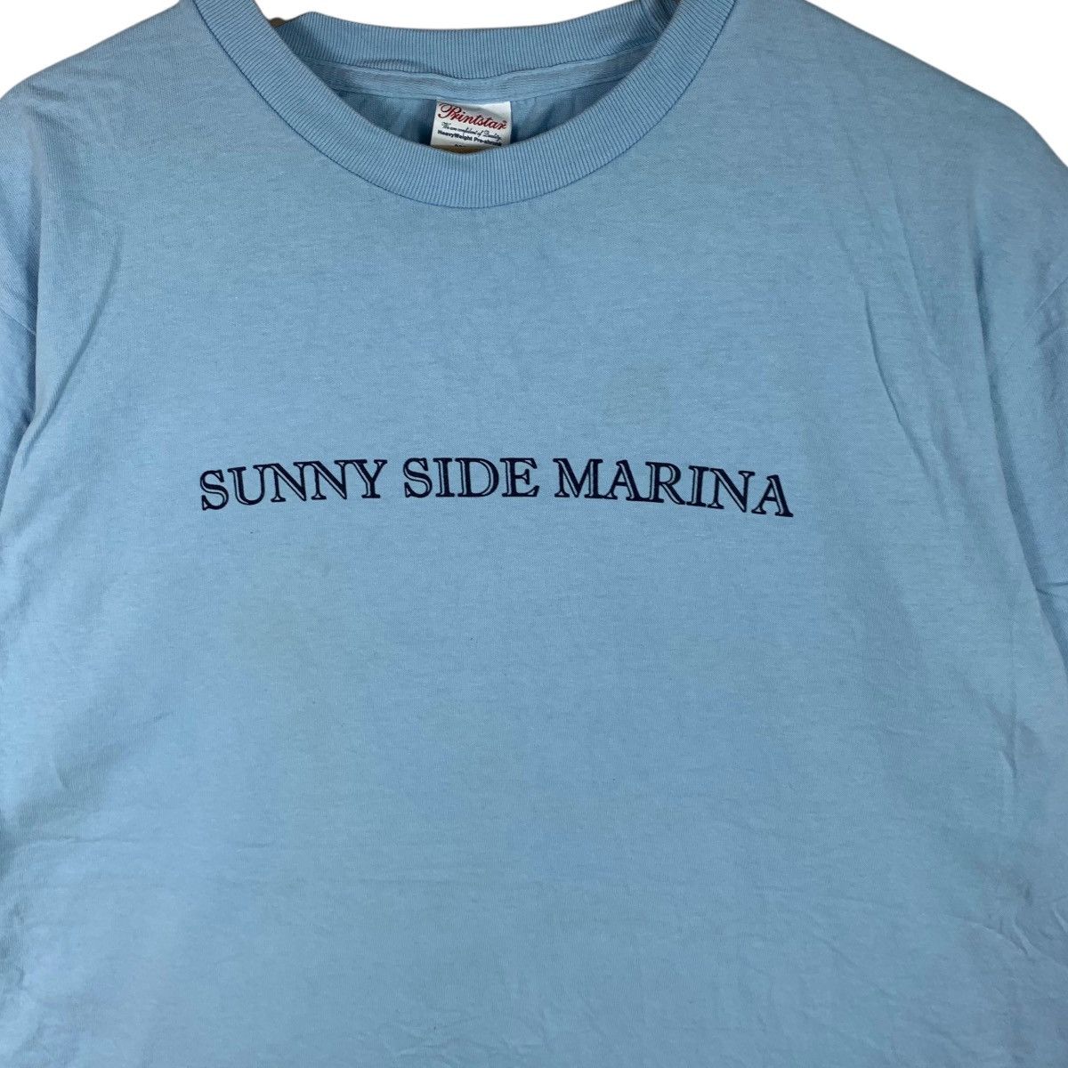 Vintage SHONAN SUNNY SIDE MARINA Japan National Park Tee Shirt Size US L / EU 52-54 / 3 - 4 Thumbnail