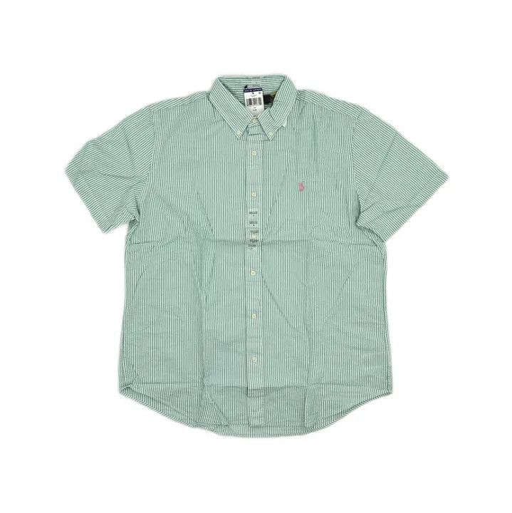 Polo Ralph Lauren Polo Ralph Lauren Green Striped Short-Sleeve Shirt Size US L / EU 52-54 / 3 - 1 Thumbnail