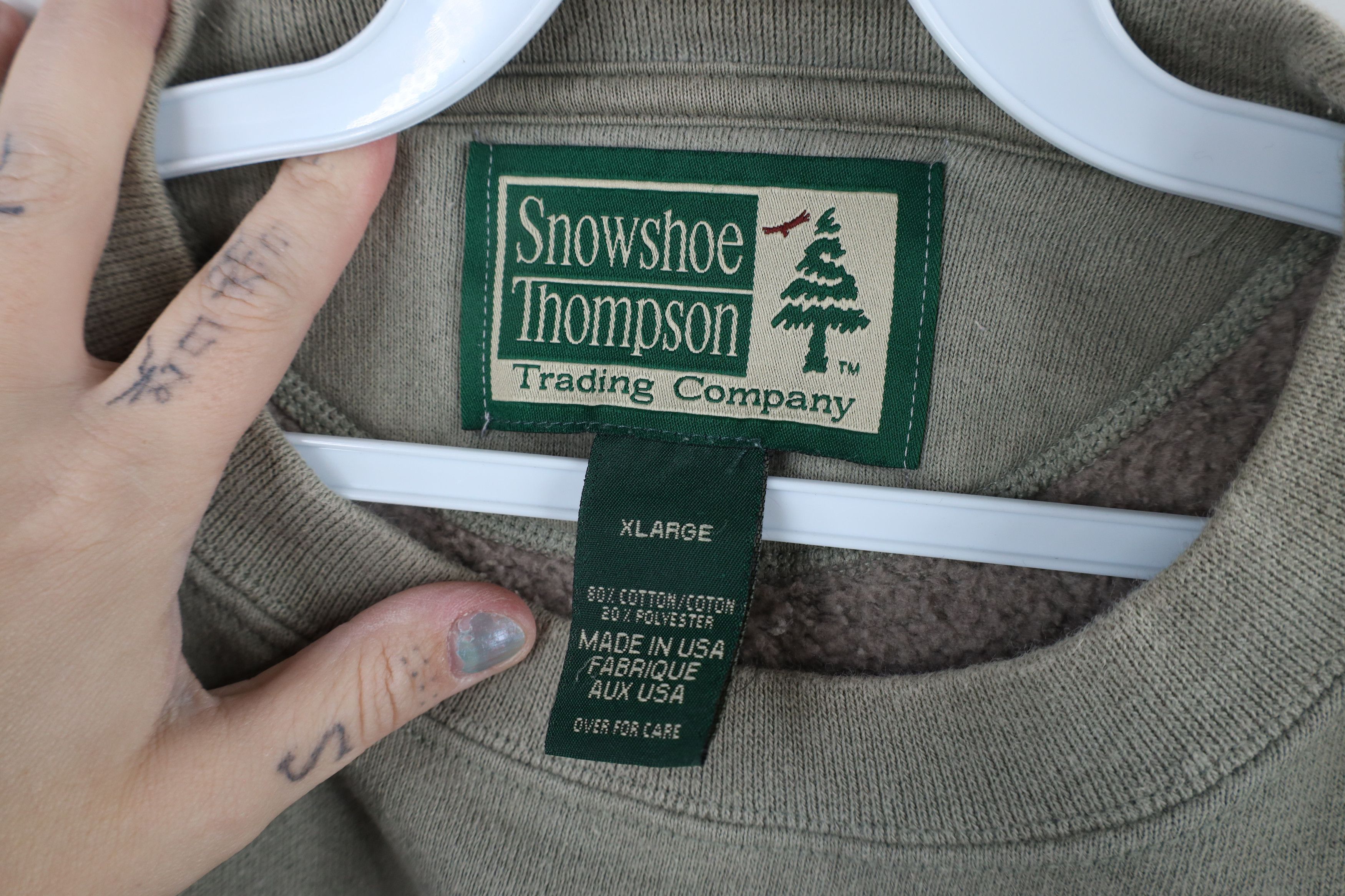 Vintage Vintage 90s Heavyweight Fishing Crewneck Sweatshirt USA Size US XL / EU 56 / 4 - 7 Thumbnail