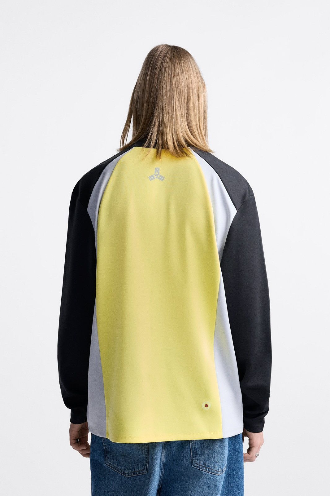 Rhude × Zara RHUDE x Zara NEW Colourblock T-shirt Longsleeve size XL Size US XL / EU 56 / 4 - 4 Thumbnail