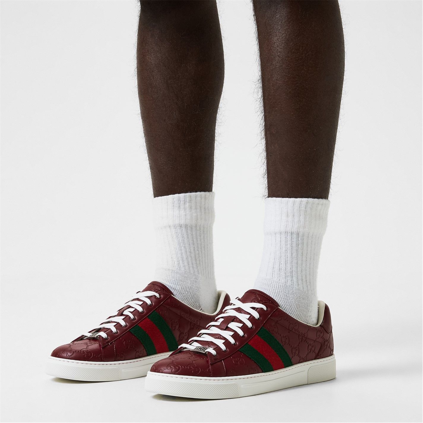 Gucci GUCCI Ace Sneakers With Web Detailing Size US 7 / EU 40 - 2 Thumbnail
