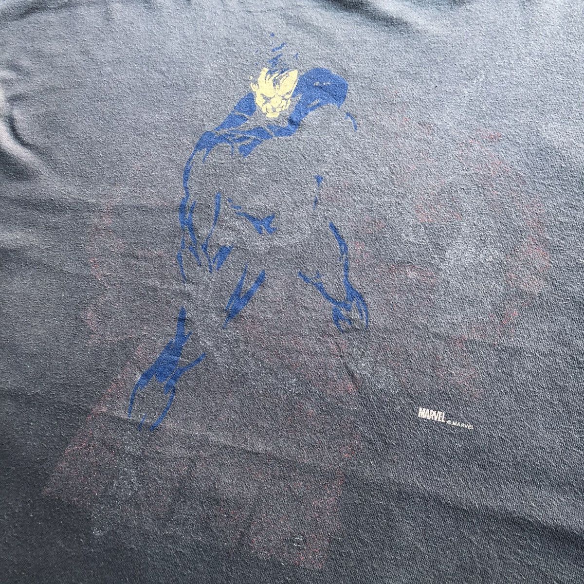 Marvel Comics × Vintage Vintage Marvel Shirt The Punisher Totally Faded Size US XL / EU 56 / 4 - 3 Thumbnail
