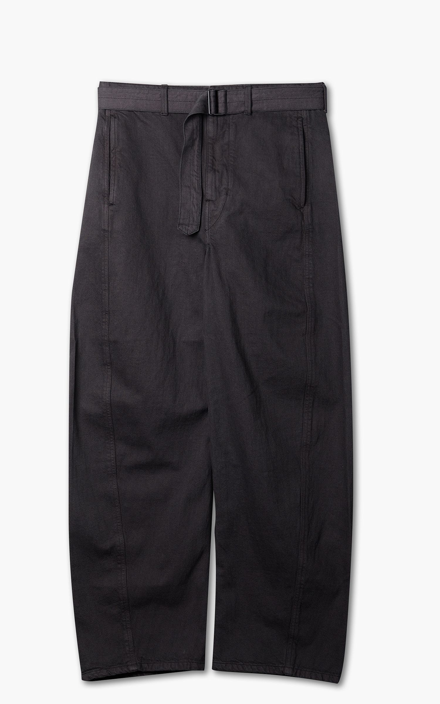 image of Lemaire Fw22 Belted Twisted Pants - Zinc Check Measurements, Men's (Size 30)