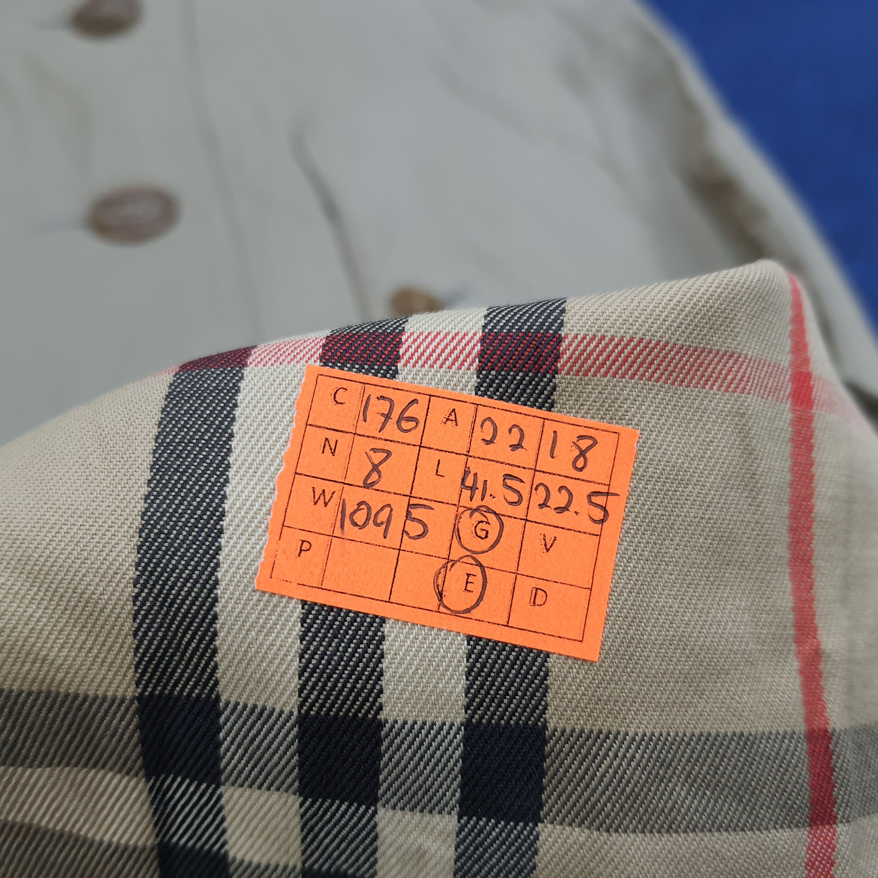 Burberry × Vintage Vintage Burberrys' Nova Check Trench Jacket Size US M / EU 48-50 / 2 - 9 Thumbnail