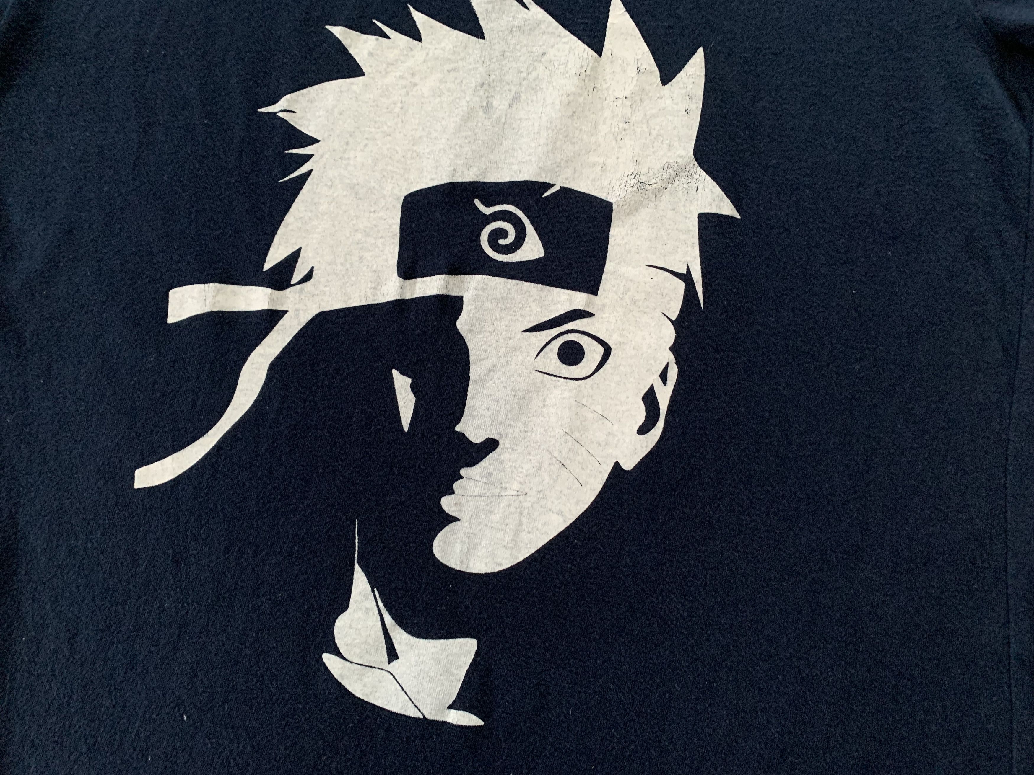 Anime × Japanese Brand × Vintage Rare Anime Naruto Uzumaki Big Print T Shirt Size US XL / EU 56 / 4 - 6 Thumbnail