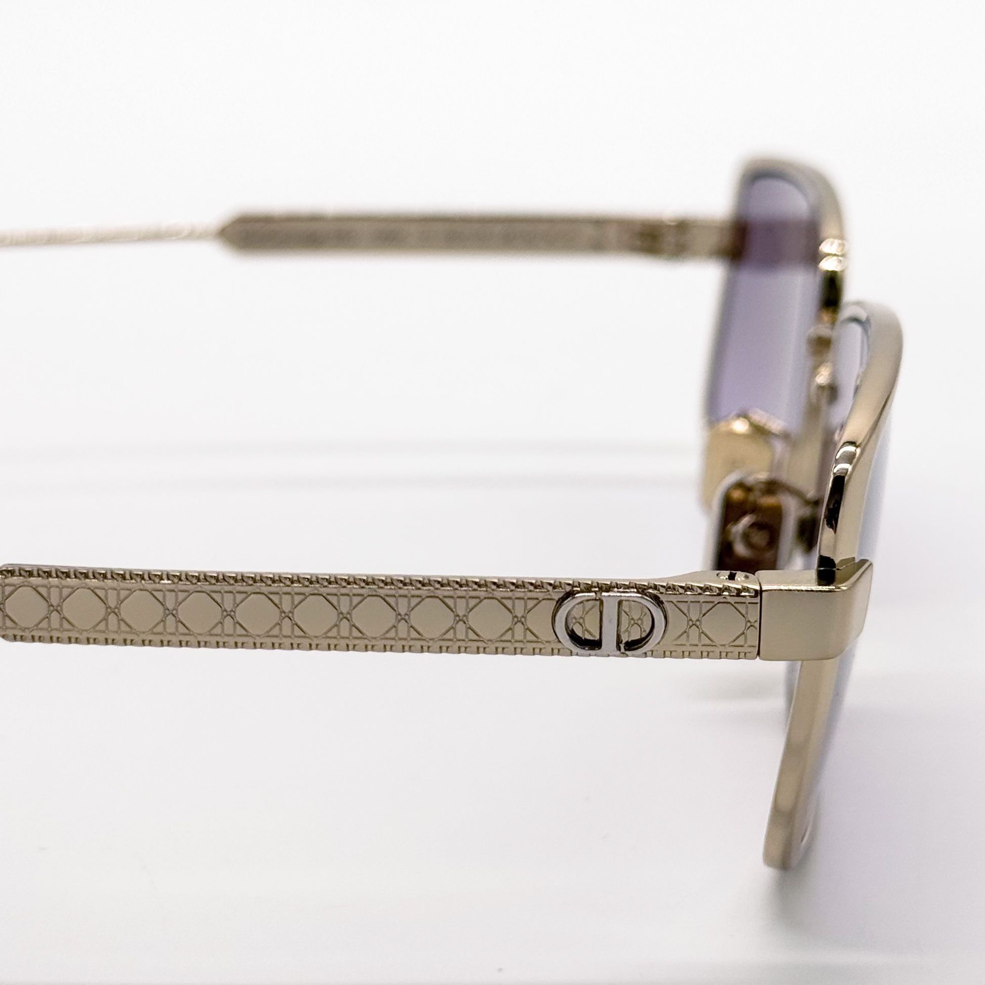 Dior NEW DIOR DIORCANNAGE S2U C0G6 SUNGLASSES UNISEX GOLD/PURPLE Size ONE SIZE - 5 Thumbnail