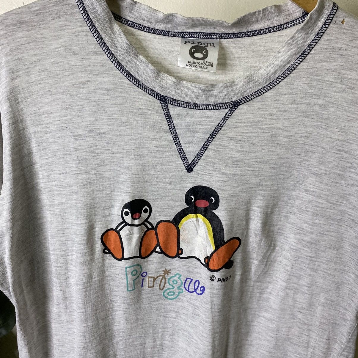Vintage 1990s Pingu Cartoon Promo T Shirt Size US M / EU 48-50 / 2 - 2 Thumbnail