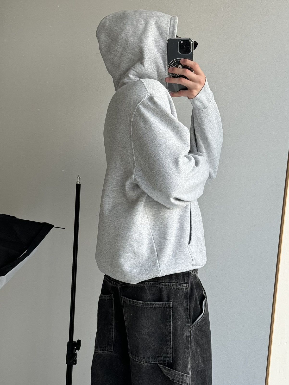 Stussy × Vintage STUSSY CENTER LOGO VINTAGE OVERSIZE HOODIE Size US XL / EU 56 / 4 - 21 Thumbnail