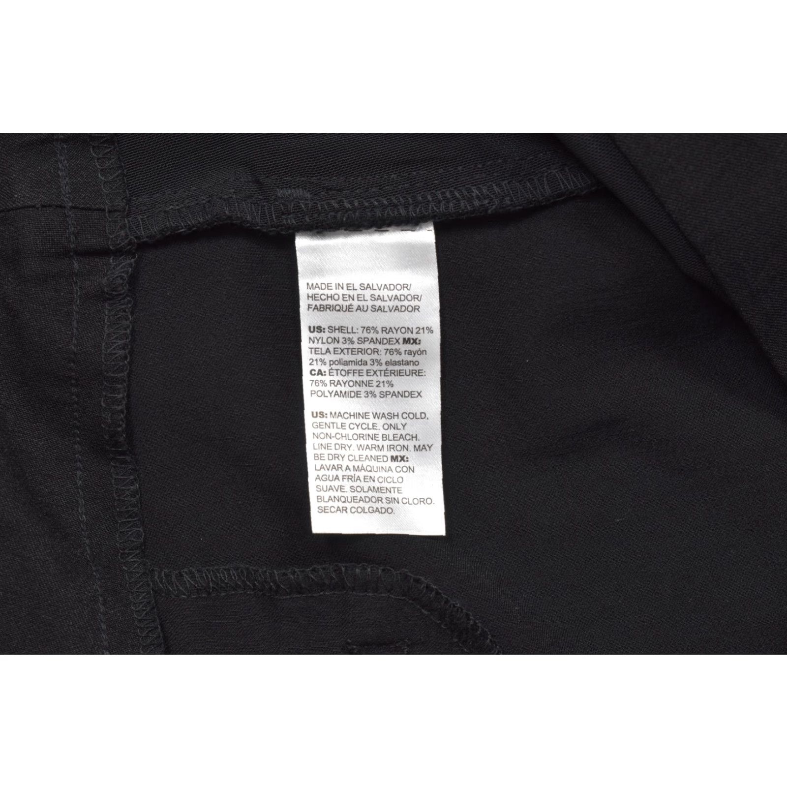 Vintage Chico's Brigitte So Slimming Black Slim Leg Pant 4R US 20R Regular Slim Women Pants Ankle Black Slimming Everyday Convenience Casual Size 42" / US 20 - 7 Thumbnail
