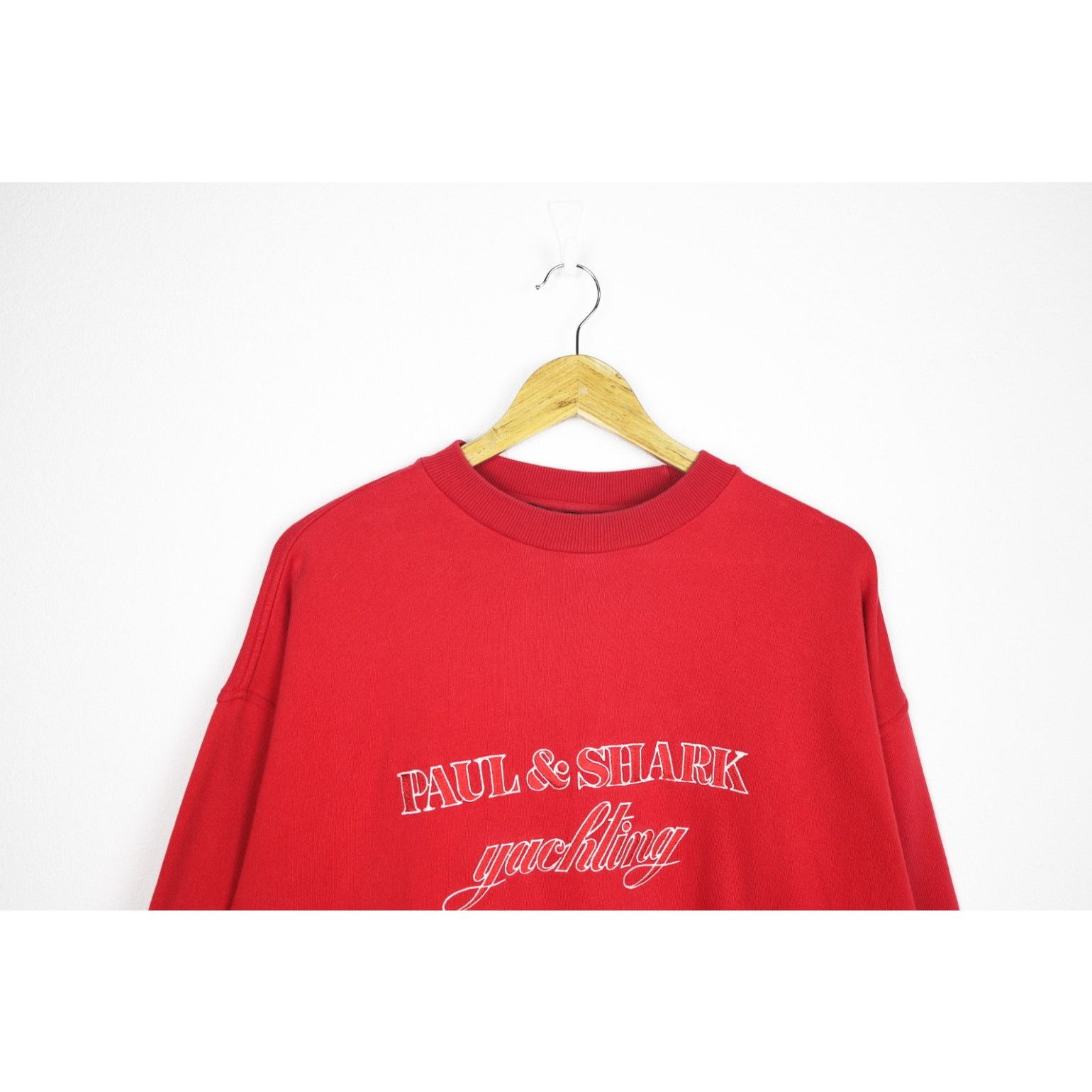 Paul & Shark Vintage Paul & Shark Yachting Logo Sweatshirt Crew 90s Size US M / EU 48-50 / 2 - 2 Thumbnail