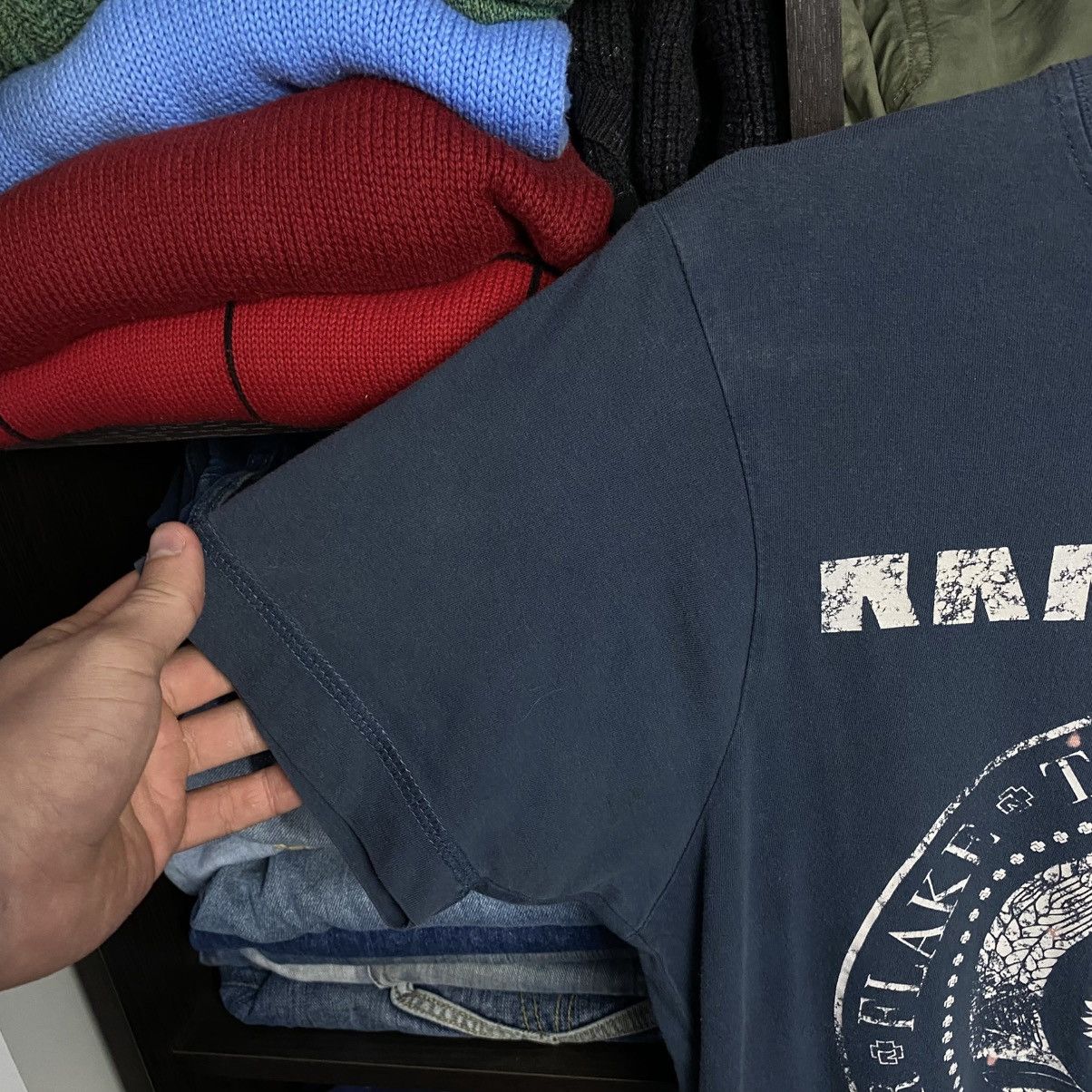 Band Tees Vintage Rammstein Big Logo rock band 00’s rare tee size S Size US S / EU 44-46 / 1 - 5 Thumbnail