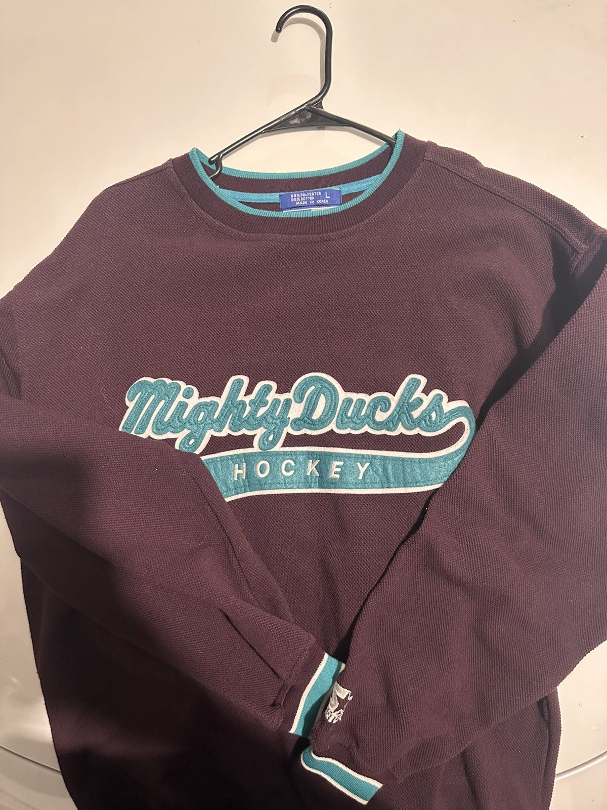Starter Vintage starter MightyDucks long sleeve crewneck Size US L / EU 52-54 / 3 - 1 Thumbnail