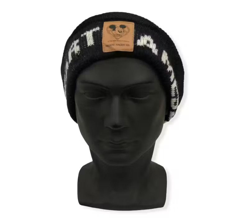 image of Disney x Hats Vintage Mickey Mouse Cartoon Beanie Hat, Men's