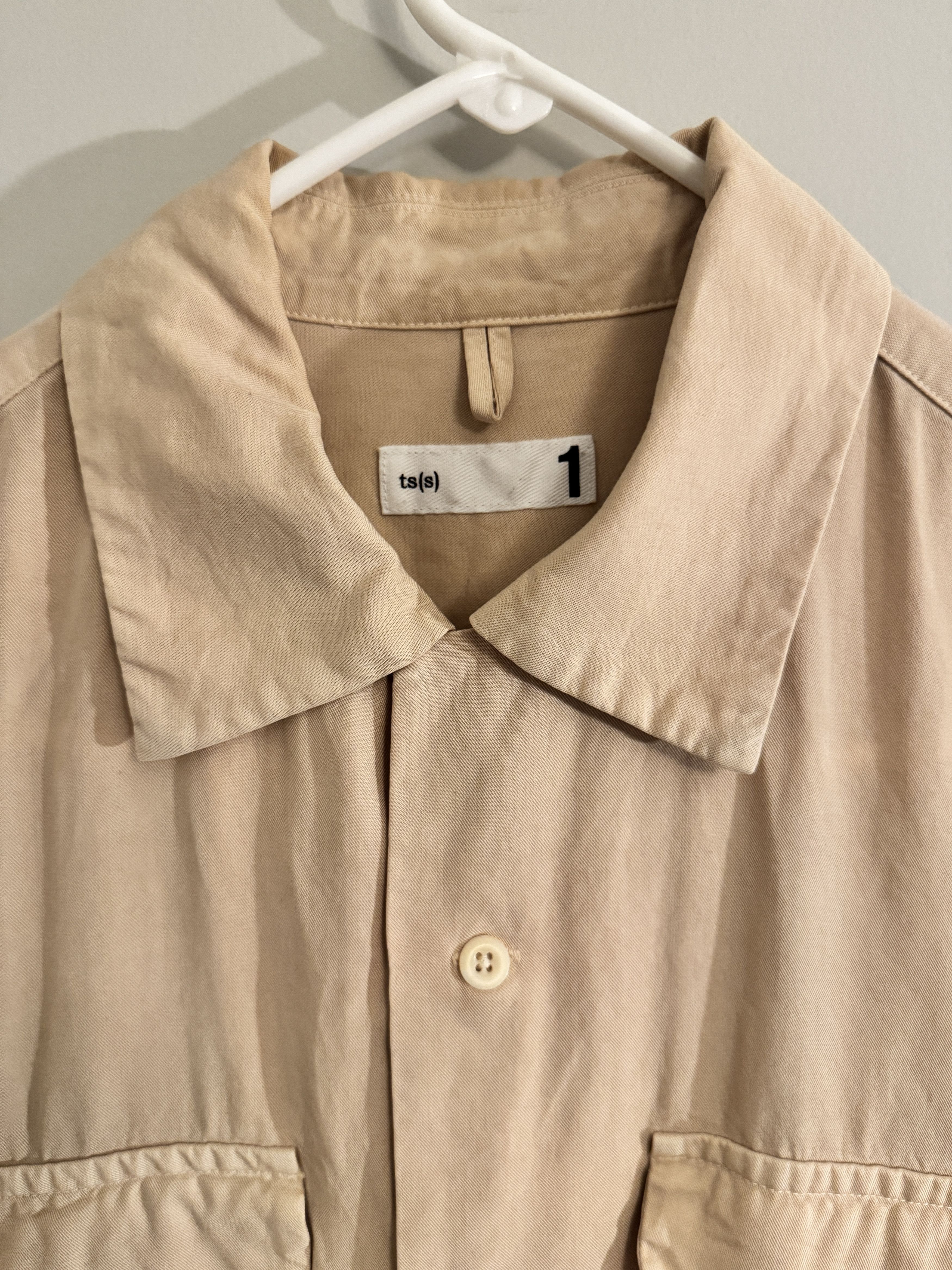 Ts(S) Garment Dye Round Flap Pocket S/S Shirt Size US S / EU 44-46 / 1 - 2 Thumbnail