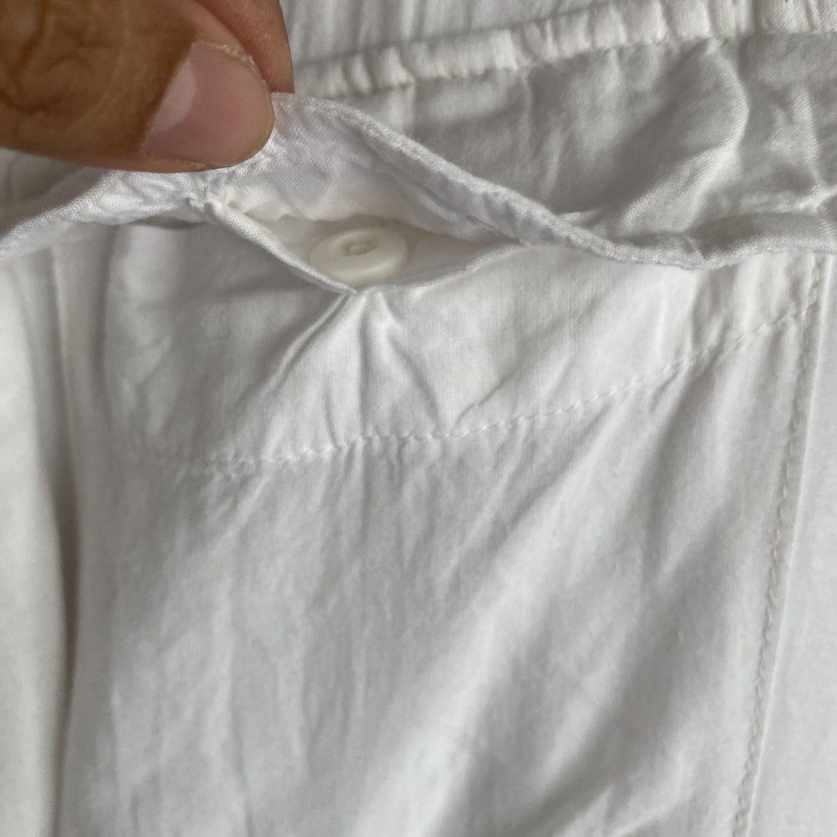 Designer × Japanese Brand G. O. A. White Classic Shirt with Roll-Up Sleeves Size M / US 6-8 / IT 42-44 - 11 Thumbnail
