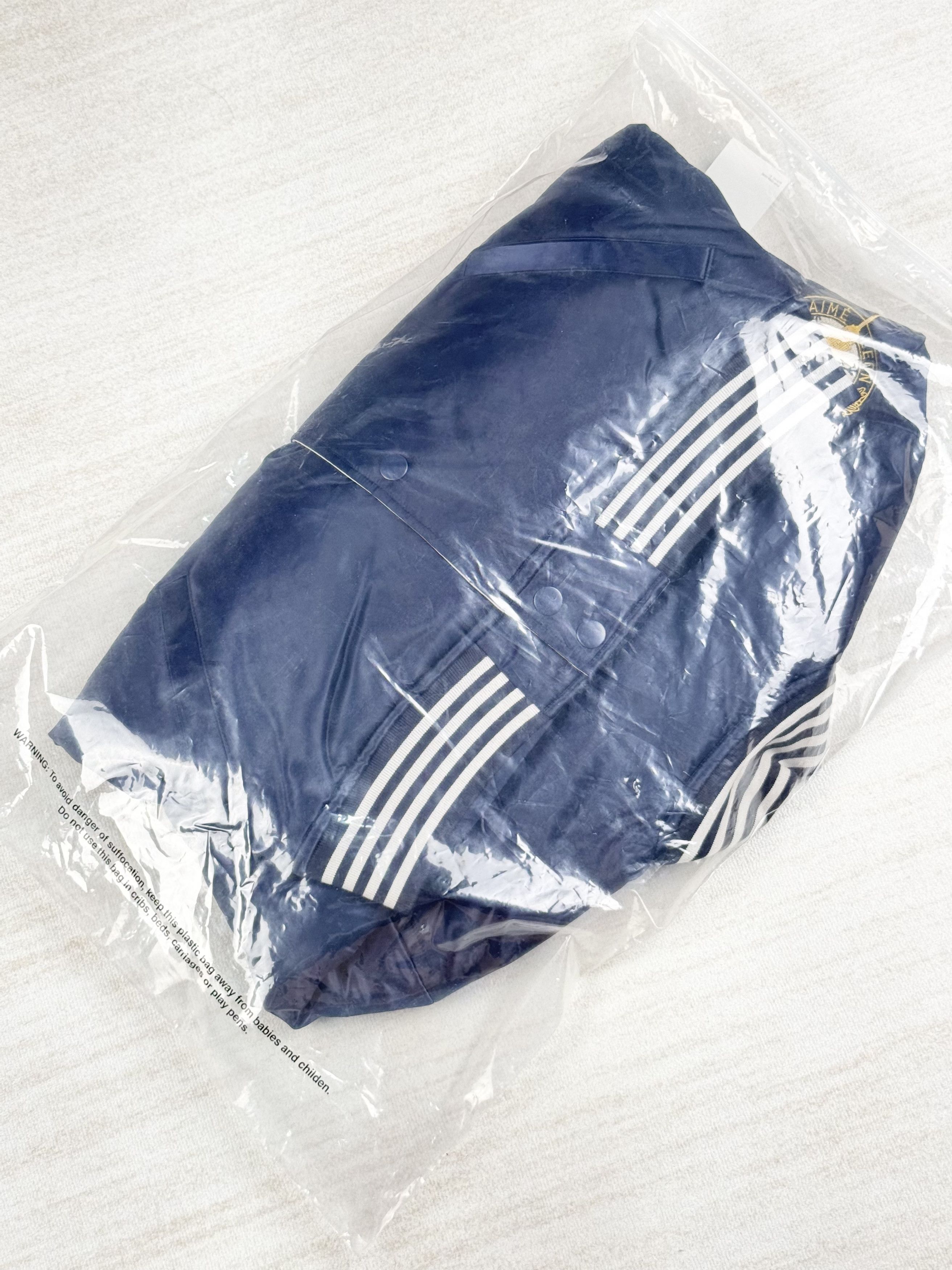 Aime Leon Dore UNWORN* ALD Reversible Satin Varsity Jacket navy/cream Size US S / EU 44-46 / 1 - 12 Thumbnail