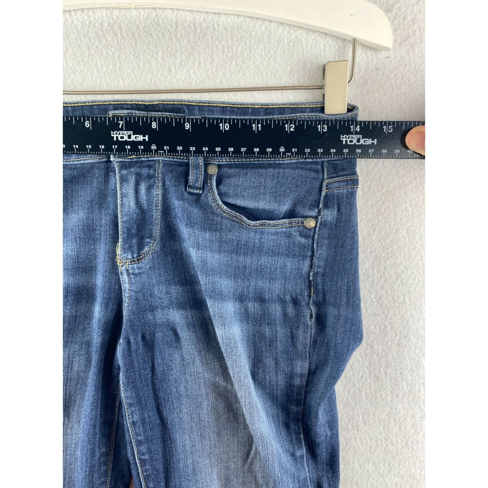 Paige Paige Verdugo Ankle Jeans Womens 25 Petite Stretch Denim USA Made 28x24 Blue Size 42" / US 20 - 3 Thumbnail