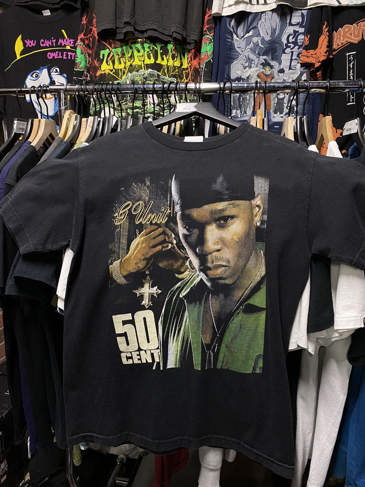 Rap Tees Vintage 00’ 50 Cent Rap T-Shirt Adult Medium Size US M / EU 48-50 / 2 - 2 Thumbnail