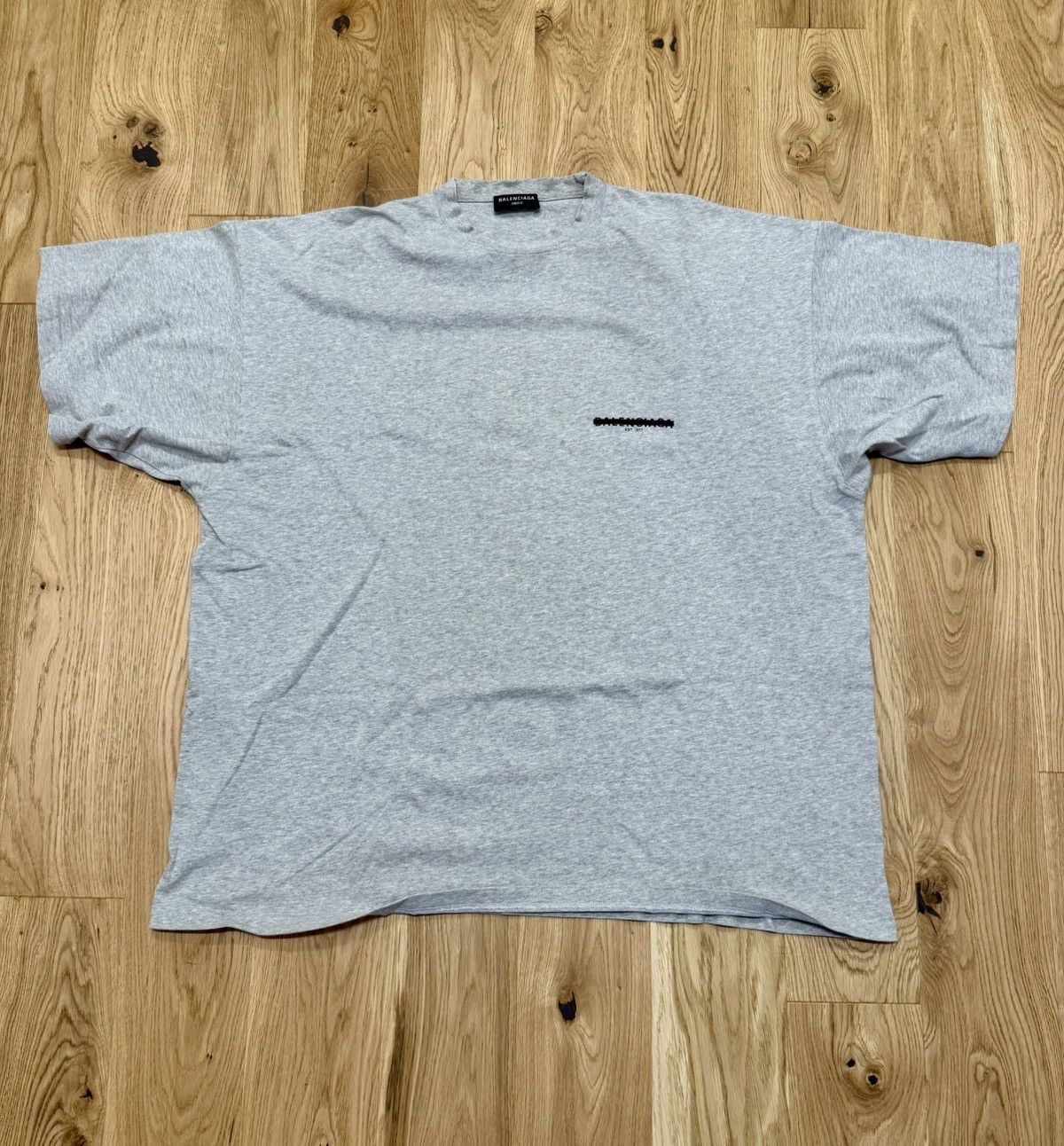 Balenciaga Grey Balenciaga t-shirt size 4 Size US L / EU 52-54 / 3 - 2 Thumbnail