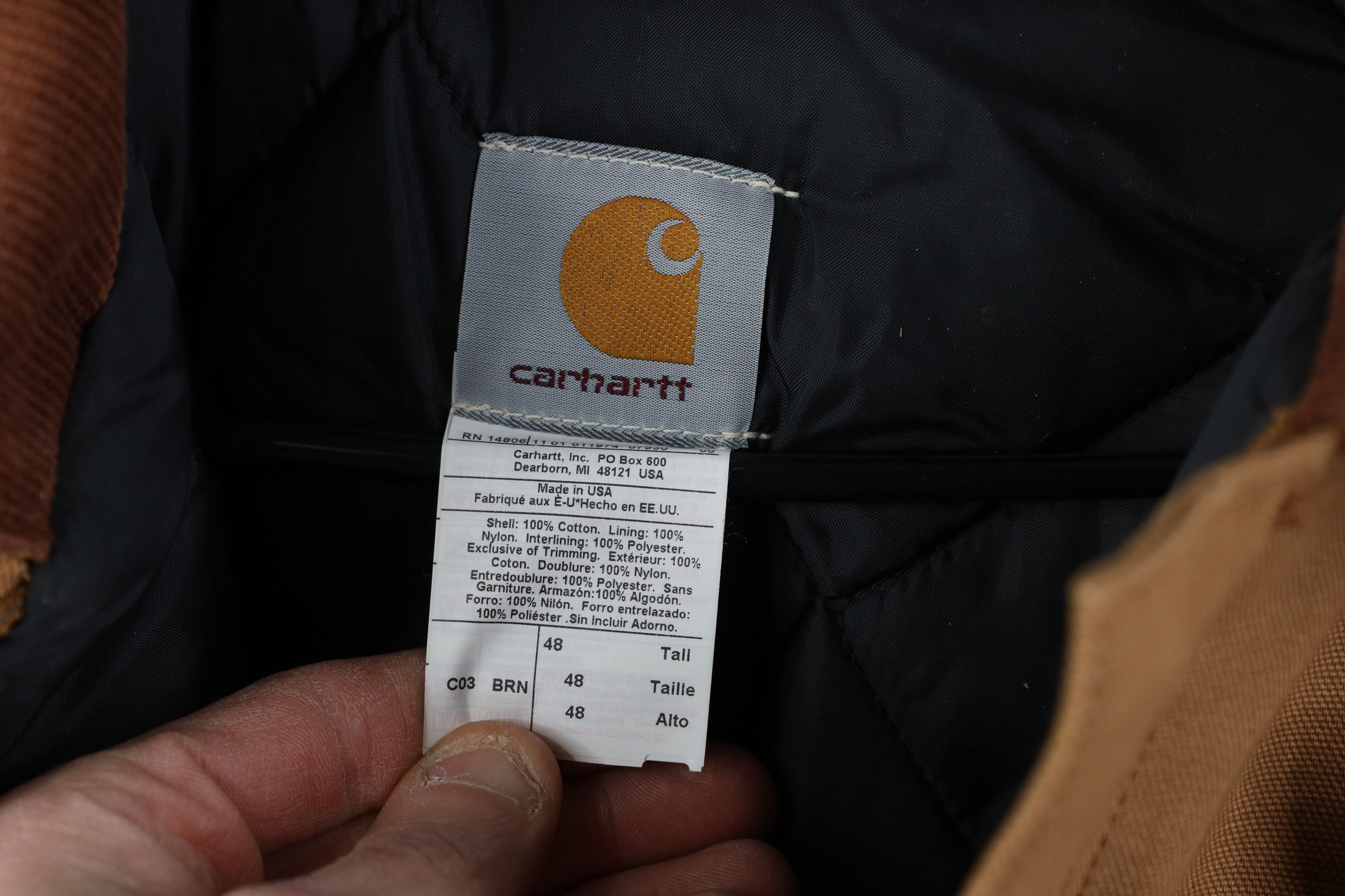 Carhartt Deadstock Vintage Y2K Carhartt Chore Barn Jacket Brown USA Size US XXL / EU 58 / 5 - 6 Thumbnail