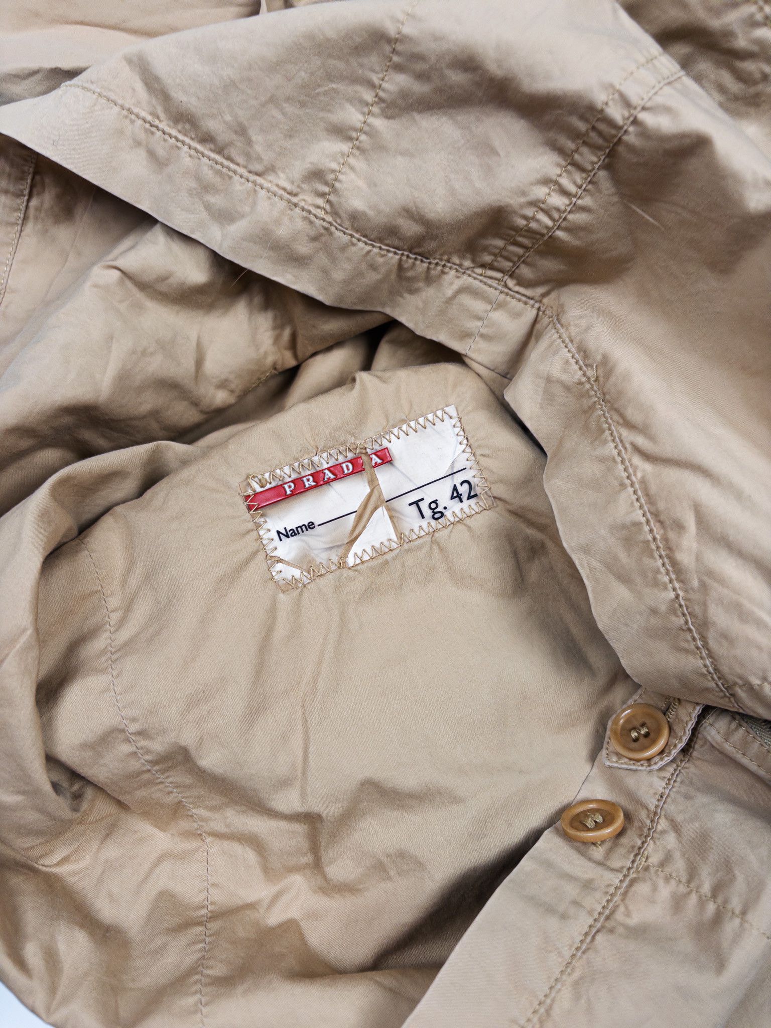 Prada Vintage Prada Utility Jacket Size M / US 6-8 / IT 42-44 - 6 Thumbnail