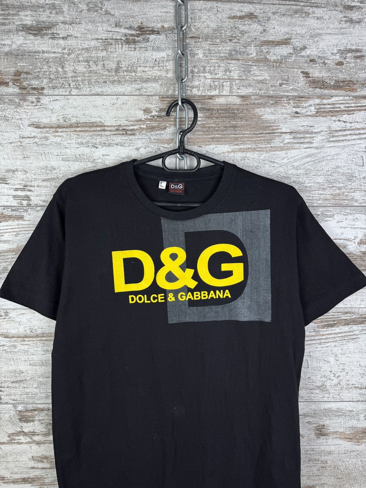 Dolce & Gabbana Mens Vintage Dolce & Gabbana t-shirt tee luxury black Size US L / EU 52-54 / 3 - 3 Thumbnail