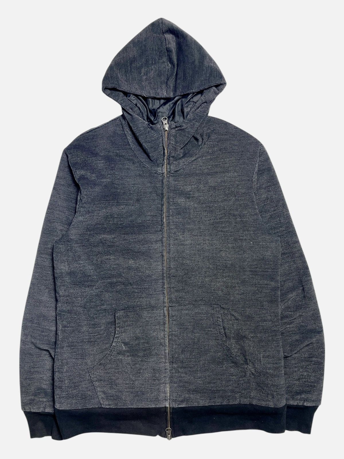 Japanese Brand 2000’s Liss - Denim Zip Hood Jacket Size US M / EU 48-50 / 2 - 1 Thumbnail